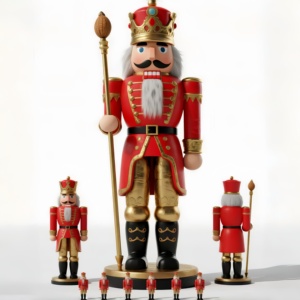 Escultura de soldado de <span class=keywords><strong>Cascanueces</strong></span> de fibra de vidrio para exteriores para vacaciones y decoración comercial Escultura de resina hecha de resina - Product Image 1