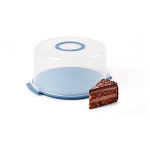 Porta torta (38x33cm) Cake & Go alta CHEF LINE Azul 06585080 - Product Image 1