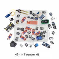 Kit éducatif d'électronique 45/37 en 1, kit de modules de capteurs, kit de démarrage électronique