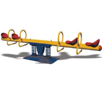 Balançoire de jardin en plastique de qualité supérieure pour parc d'attractions, équipement de terrain de jeu extérieur pour maternelle et garderie