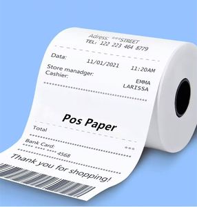 Papel Térmico Blanco al por Mayor para Cajas Registradoras, Rollo de Papel Térmico para Recibos POS de 80x80 - Product Image 4