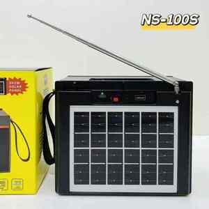 วิทยุ NNS 100S AM FM แบบชาร์จไฟได้ ลำโพงพกพาแบบสองทาง ใช้พลังงานแสงอาทิตย์ - Product Image 3