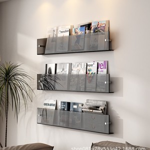 1 Pack Support Mural en Acrylique Transparent <span class=keywords><strong>pour</strong></span> Documents, Étagère Murale <span class=keywords><strong>pour</strong></span> la Maison et <span class=keywords><strong>le</strong></span> Bureau, Présentoir Créatif <span class=keywords><strong>pour</strong></span> Magazines et Livres d'Images - Product Image 3