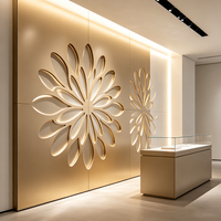 Panneau en alliage d'aluminium perforé moderne, revêtement mural extérieur décoratif, façade métallique découpée au laser pour hôtels