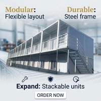 Hébergement modulaire préfabriqué pliable pour ouvriers de chantier – Conception respirante – Logement temporaire