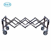 Carro de Transporte para Ataúdes de Aleación de Aluminio de Alta Calidad Estilo Europeo XH-5A B&R, Capacidad de 450 kg, Envío Inmediato, para Funerarias