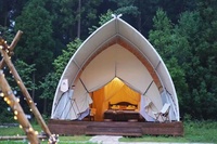 Tenda Safari berkemah mewah luar ruangan rumah Hotel kelas atas tenda tahan air tahan lama