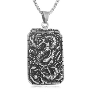 Colgante de Dragón de Acero Inoxidable, Collar con Temática Animal para Hombre y Mujer, Regalo 280748 - Product Image 5