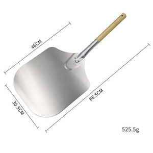 Pala Profesional para Pizza <span class=keywords><strong>de</strong></span> Aleación <span class=keywords><strong>de</strong></span> Aluminio Comercial <span class=keywords><strong>de</strong></span> 16 Pulgadas, Herramienta Multifuncional para Girar Pasteles con Mango - Product Image 4