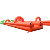 Toboggan gonflable étanche à l'air Slip n Toboggan Commercial adultes enfants Splash Sprinkle toboggan gonflable glissant et toboggan à vendre