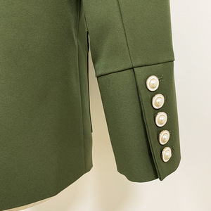 Nuovo Arrivo 2020: <span class=keywords><strong>Abito</strong></span> Plissettato <span class=keywords><strong>Verde</strong></span> Militare, Maniche Lunghe, Colletto Rovesciato, Decorazione con Tasche, <span class=keywords><strong>Mini</strong></span> <span class=keywords><strong>Abito</strong></span> Casual - Product Image 6