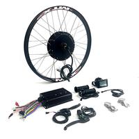 Kit de conversion de vélo électrique avec moteur de moyeu de roue 2000W 3000W MTX 26/27.5/29 pouces pour vélo électrique adulte, kit de conversion 72V avec batterie