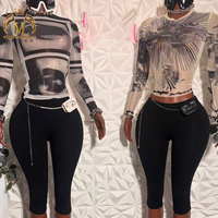 Ensemble tendance printemps-automne pour femmes, haut court en maille et leggings, ensemble 2 pièces, ensemble sexy Y2k, tenues pour femmes