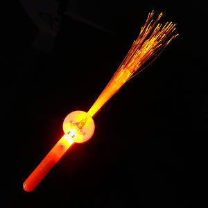 Birthday Rave Party Glow in the Dark LED Flashing Sticks Varitas de fibra óptica Con 3 modos de flash - Product Image 1