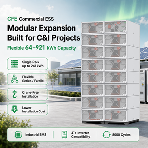 Sistema de Almacenamiento de Energía Comercial Modular LiFePO4 CFE-XH 314 16kWh 314Ah 112kWh 241kWh, 8000 Ciclos, Compatible con GoodWe <span class=keywords><strong>Solis</strong></span> SMA - Product Image 6