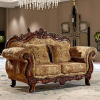 Nouveau produit chaud canapé en tissu européen 123 ensemble salon en forme de U combinaison tissu meubles canapé