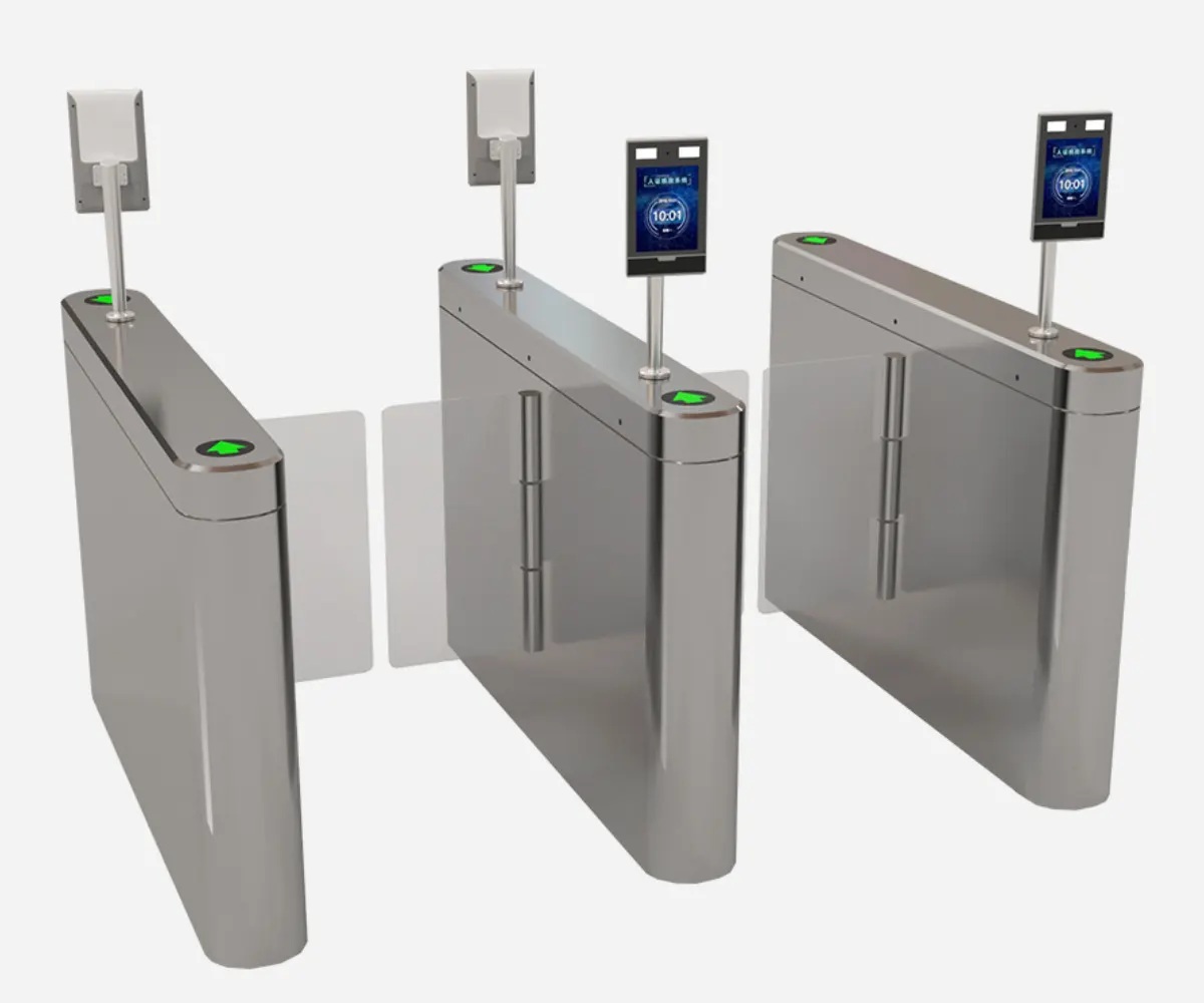 Anxia sistem kontrol akses biometrik dengan gerbang pintu putar pengenalan wajah Wiegand