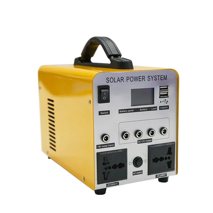 휴대용 발전소 2pcs Usb 소켓 Dc12v 음악 라디오 플레이어 사용 발전기 태양 에너지 시스템