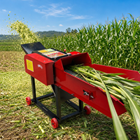 Broyeur mobile de fourrage et de herbe multifonctionnel pour ensilage agricole, nouvelle machine à haute productivité, capacité de 5 tonnes/heure
