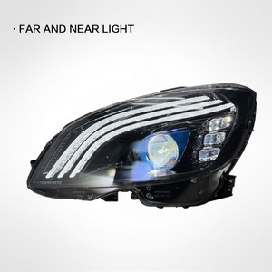 Fari auto per fari Mercedes-Benz classe C W204 07-10 assemblaggio fari anteriori a LED per luci di marcia giornaliere - Product Image 4