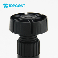 TOPCENT moderne en plastique réglable nivellement canapé jambes meubles raccords pour chaise Table extérieur salon armoire salle de bain utilisation