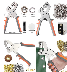 Pince à œillets manuelle portable légère de 10 mm pour rideaux, cuir, tissus publicitaires, Diago - Product Image 3