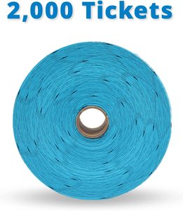 Vé Xổ Số vé CuộN đôi liên tiếp đánh số vé Xổ Số cho các sự kiện bên giải thưởng vẽ sơ khai đục lỗ - Product Image 2