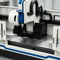 Solución Completa PC-CNC-6500 Centro de Mecanizado CNC de 3 Ejes para Perfiles, Fresadora, Taladradora y Roscadora para Muros Cortina de Aluminio