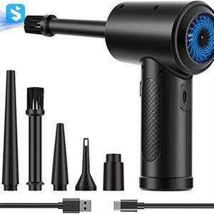 Pulverizador <span class=keywords><strong>de</strong></span> <span class=keywords><strong>aire</strong></span> inalámbrico, reemplazo <span class=keywords><strong>de</strong></span> latas comprimidas, recargable, portátil, limpieza <span class=keywords><strong>de</strong></span> ordenador, plumero eléctrico <span class=keywords><strong>de</strong></span> <span class=keywords><strong>aire</strong></span> <span class=keywords><strong>comprimido</strong></span> - Product Image 6