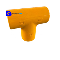 Connecteur de tube rond FRP moulé en plastique renforcé de fibre de verre Raccord coudé réglable