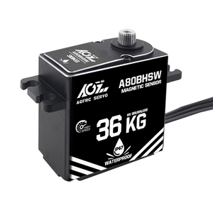 Servomoteur AGFrc A80BHSW personnalisé en usine, couple élevé 36KG, 0,071 seconde, programmable, sans balais, pour bateau RC, treuil à <span class=keywords><strong>voile</strong></span>, voiture RC - Product Image 6