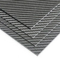 Plaque en fibre de carbone pour plongée, sur mesure, fournisseur direct, tissage sergé 3K ou finition brillante