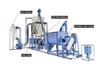 Porc Bovins Poulet Poisson Volaille Traitement des aliments pour bétail Granulateur Machines Machine agricole de fabrication de granulés