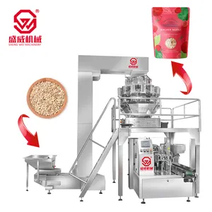 SW Automatic Millet Grains Packing Machine Multi Heads Scale Nuts Snacks Granules Packaging Machine