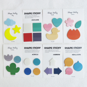 8 Packs Kawaii Cute Clear Tab Self-Adhesive <b>Bookmarks</b> Transparent PET Sticky Notes for Annotation Reading Book Targeted - Product Image 4
