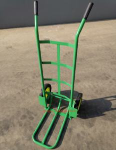 Carro de mano de entrega de <span class=keywords><strong>100kg</strong></span>, camión de saco de mano plegable con dos ruedas sólidas, carros de herramientas para un transporte conveniente - Product Image 1