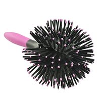 Brosse à cheveux magique, peigne à cheveux 3D rond, brosse à cheveux à massage à 360 degrés, outils de coiffure pour femmes, salon de coiffure