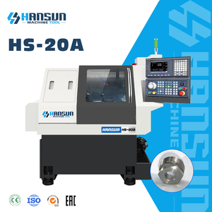 เครื่องกลึงซีเอ็นซีแนวนอนแบบแกนเดี่ยว รุ่น HS-20A ความแม่นยำสูง แบบเตียงราบ ความเร็ว 6000 รอบต่อนาที พร้อมแท่นใส่เครื่องมือ 8 ตำแหน่ง - Product Image 1
