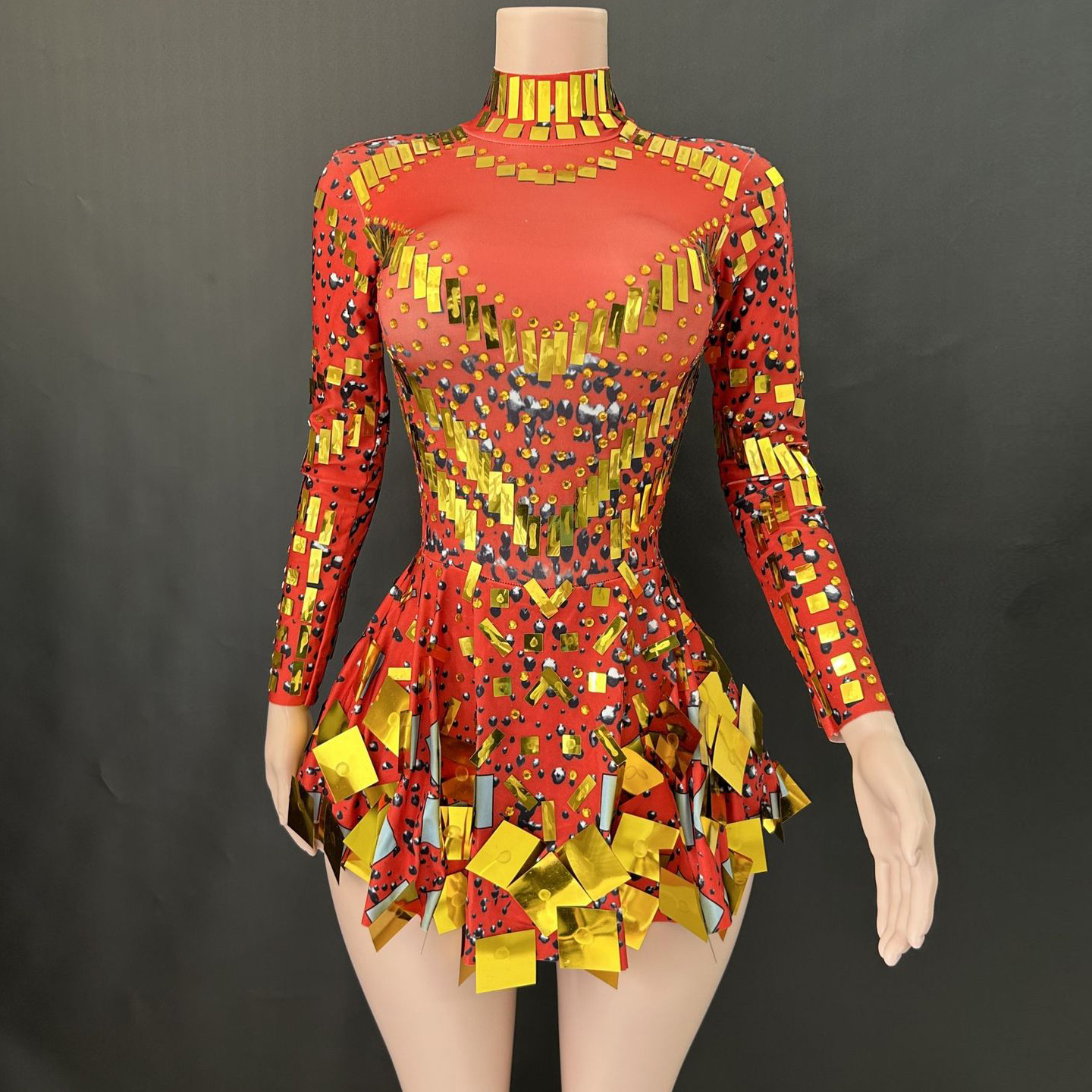 hot fancy dance dress designs Black red new design fringe lady latin dance dresses sexy women Sequin  Latin Dance Dress for ballroom dancing Vestido latino- Material :  Microfiber and spandexContent: only dress a