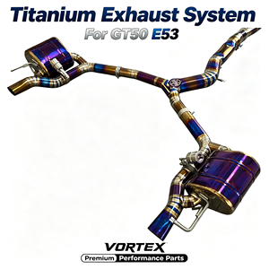 Sistema de escape completo de titanio Vortex Racing para Mercedes GT50 E53 AMG, piezas de ajuste de sonido - Product Image 1