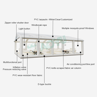 Tente Gonflable Géante de Luxe AOYU en PVC pour Mariages et Événements, Forme Maison, à Vendre