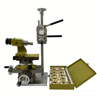 Machine à facetter diamantée pour la gravure et la découpe de bracelets, bagues et joncs, avec 27 gabarits