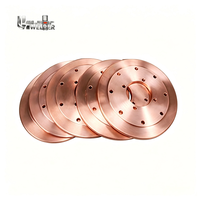 Roue d'électrode de soudeuse à joint en cuivre sur mesure, haute résistance conductrice, pour machine de soudage de joints automatisée
