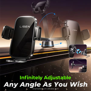 ที่ยึดโทรศัพท์มือถือในรถยนต์แบบดูดสุญญากาศไฟฟ้า LISEN แบบยืดหดได้ สำหรับ <span class=keywords><strong>iPhone</strong></span> 17 16 15 Samsung S25 ติดตั้งบนกระจกหน้ารถหรือคอนโซล - Product Image 3