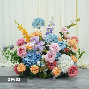 DKB Artificial <b>Flowers</b> Handmade Wedding & Graduation Aisle Runner Colorful Real Touch <b>Flower</b> Decoration Supplies - Product Image 3