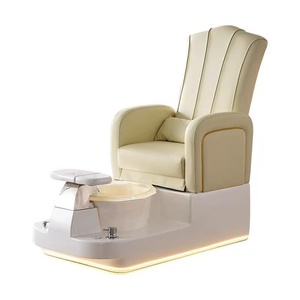 Chaise de pédicure multifonctionnelle pour salon de manucure, inclinable et réglable, avec spa pour les pieds et massage - Product Image 6