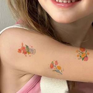 CC Desechable Colorido Tamaño Pequeño Sexy Diseños Lindos Proveedor Tatuaje Temporal Pegatinas <span class=keywords><strong>para</strong></span> Brazos y Dedos - Product Image 4