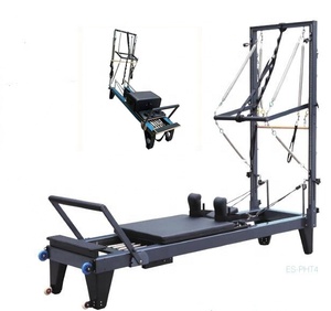 Équipement de gym classique Sz, yoga, fitness, corps, Pilates en aluminium avec une tour, <span class=keywords><strong>machine</strong></span> de réforme en aluminium avec demi-trapèze - Product Image 1