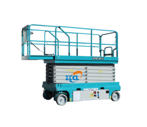 Lift gunting mobil, Lift elektrik konstruksi Platform hidrolik pengangkat barang portabel - Product Image 2