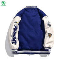 Vestes de baseball personnalisées de haute qualité pour hommes, brodées, vintage, unisexes, vestes de baseball
